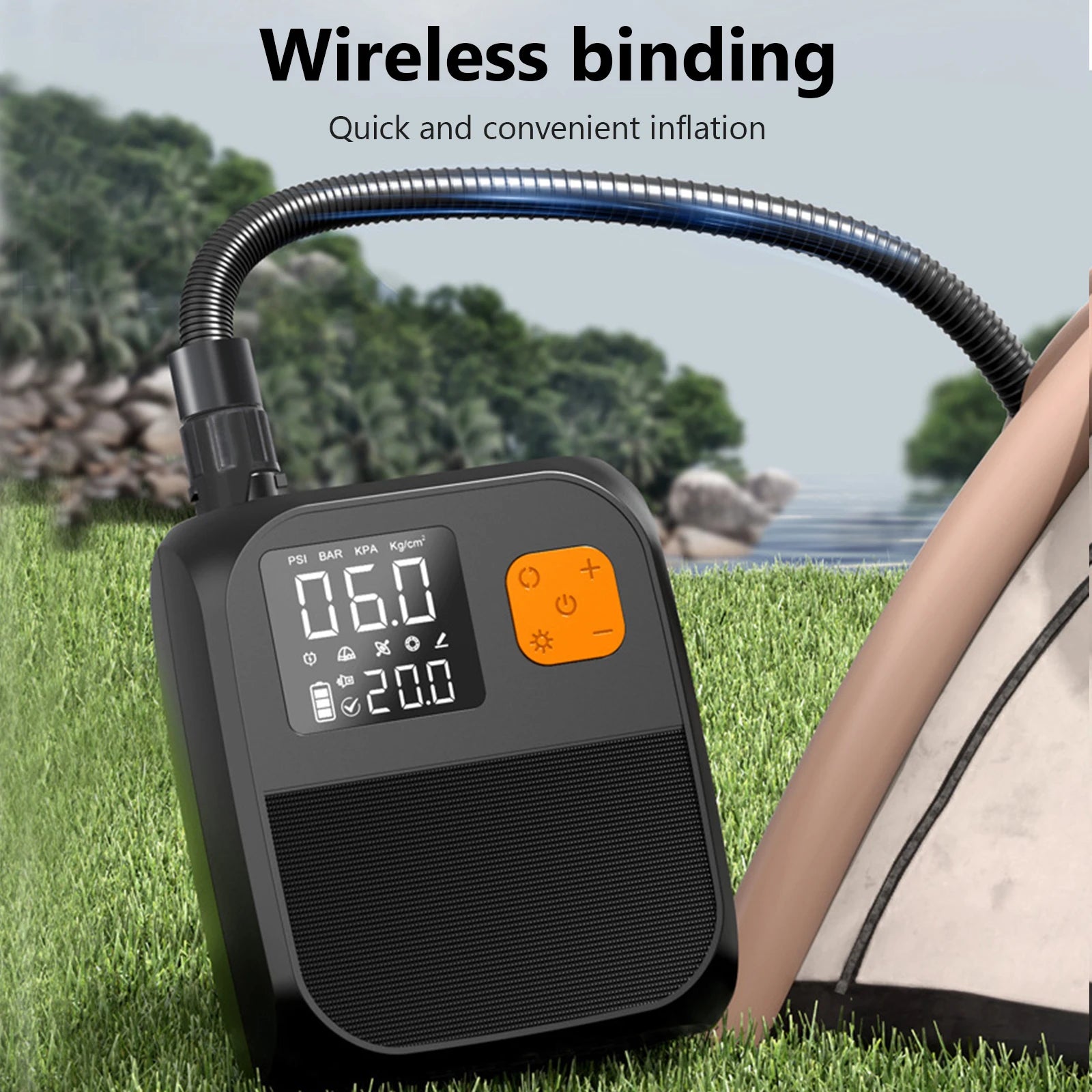 Portable Electric Pump for Inflatable Stand Up Paddle Boards, Kayaks Boats, Air beds