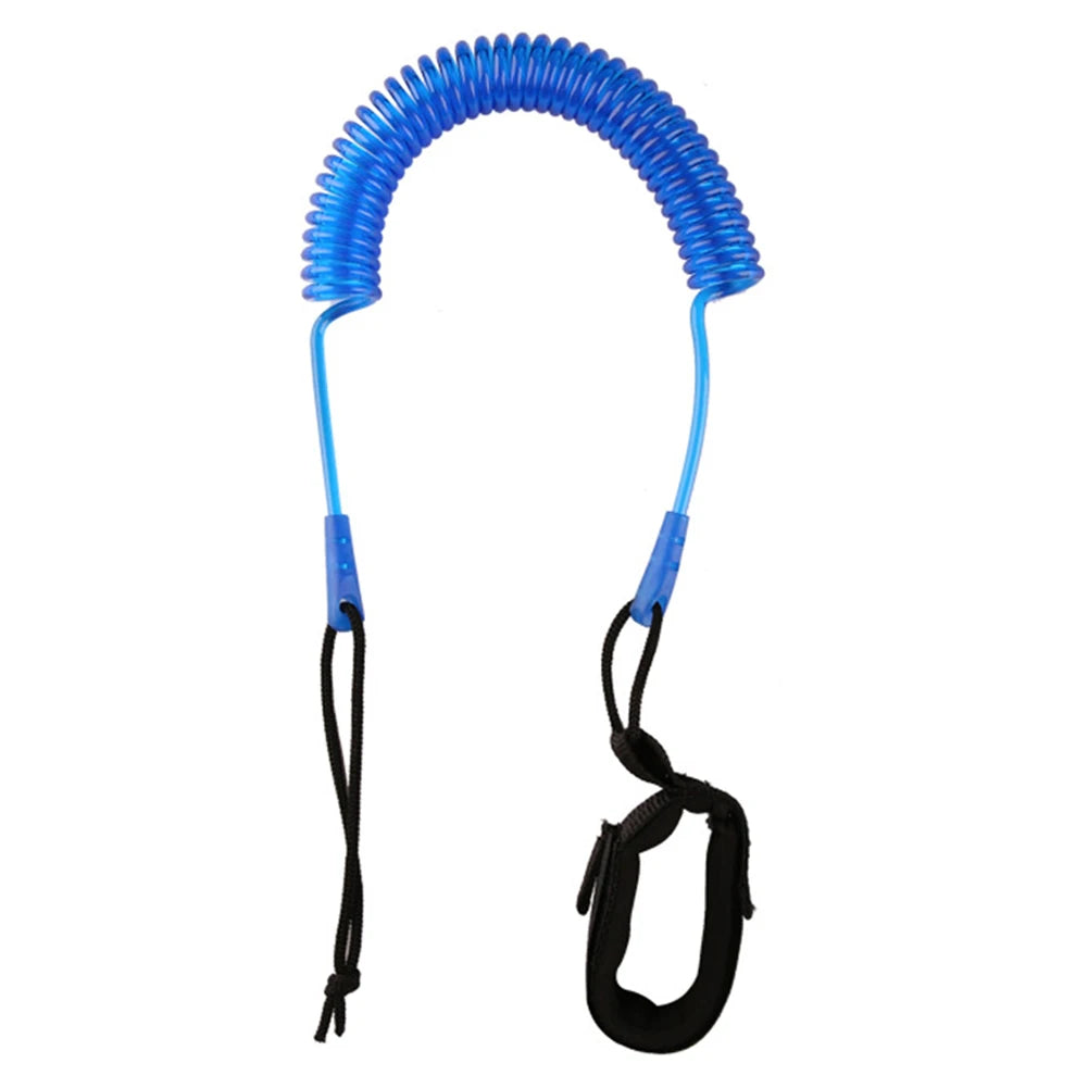 3 Meters Coiled Lanyard Stand Up Paddle Board Surfboard Leash Leg Rope