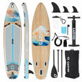 Large 2 Person Inflatable Paddle Board, SUP Accessories, High Weight Capacity, Large Paddle