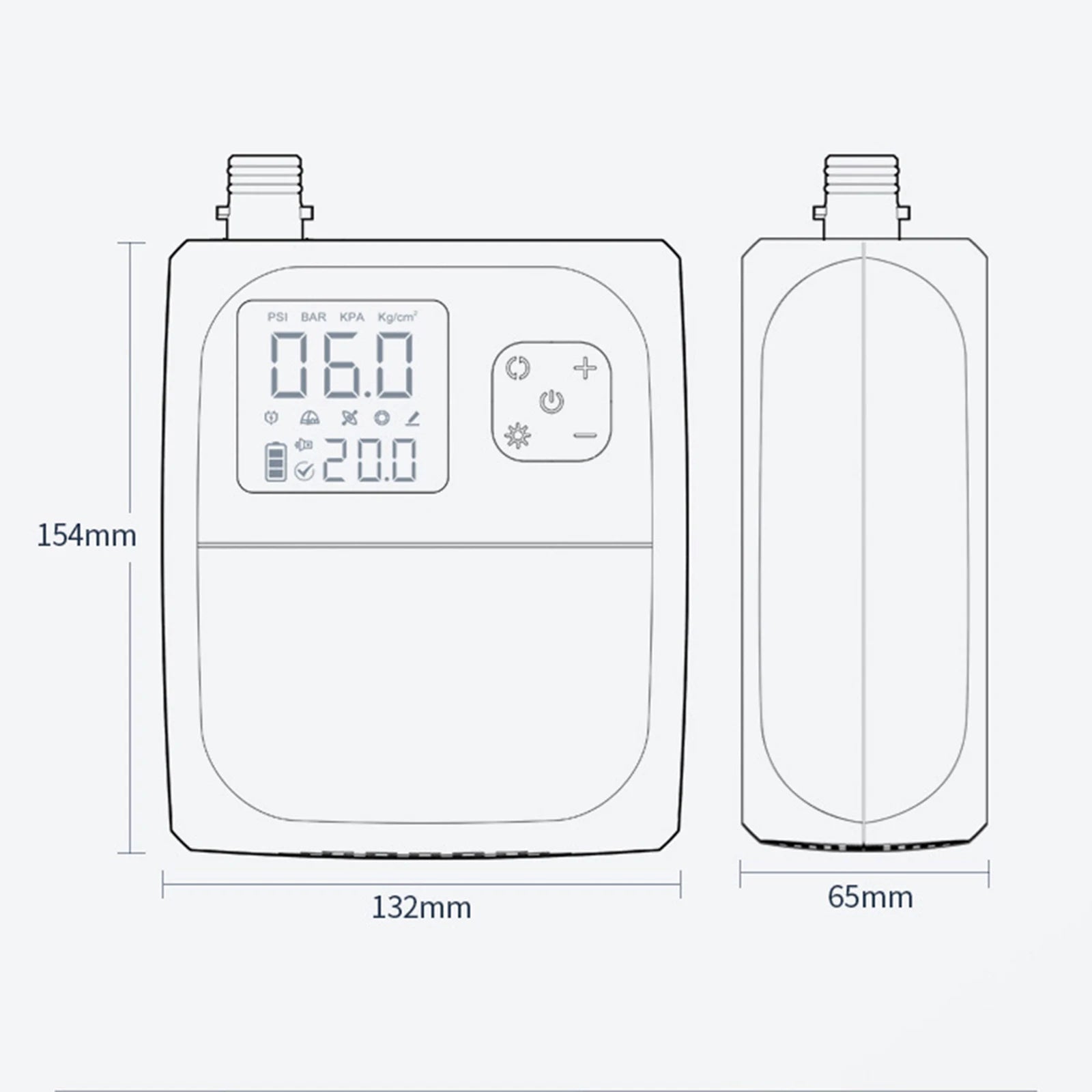 Portable Electric Pump for Inflatable Stand Up Paddle Boards, Kayaks Boats, Air beds