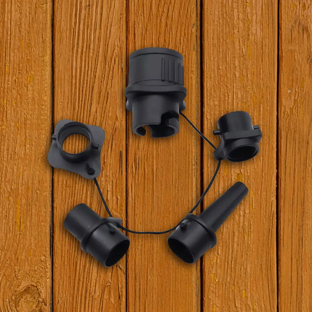 Air Valve Adaptor with Air Nozzles Inflatable Pump Adapter Air Valve Pump Connector for Inflatable Boat Stand-Up Paddleboard Bed