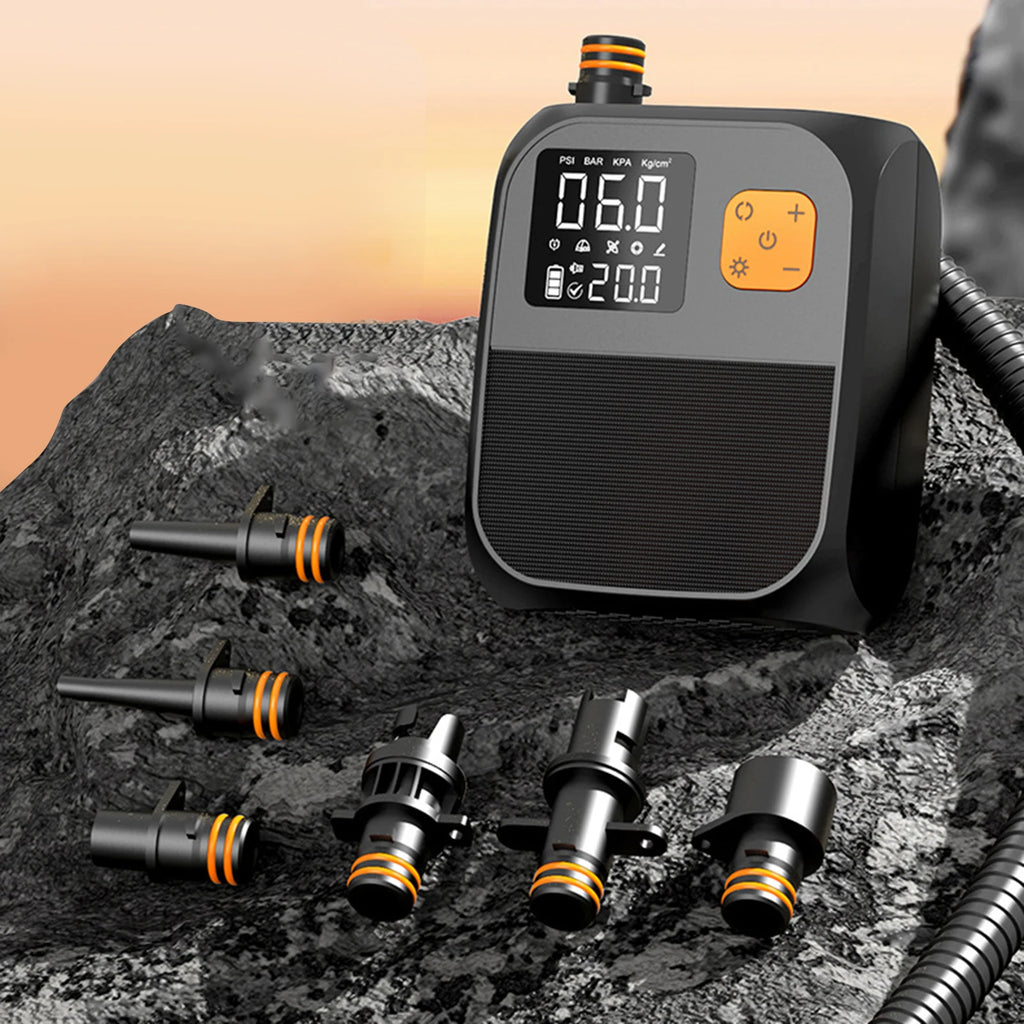 Portable Electric Pump for Inflatable Stand Up Paddle Boards, Kayaks Boats, Air beds
