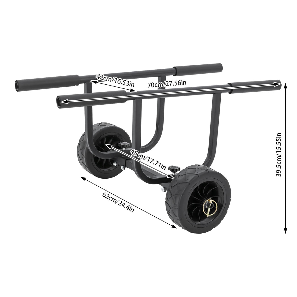 Kayak Trolley Max 220LBS Load Capacity, for Kayak Canoe Paddle Board